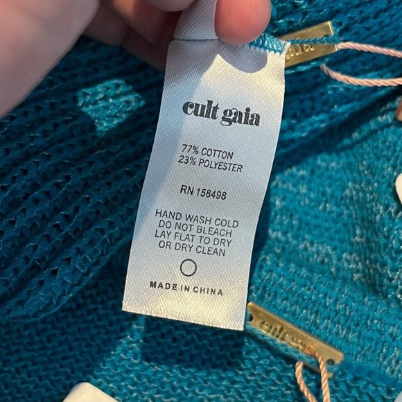 Cult Gaia Teal Midi Skirt Set - Picture 10 of 12